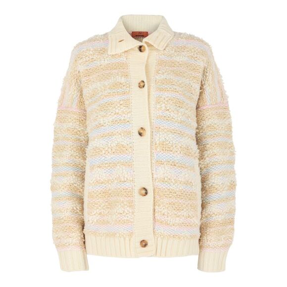 M Missoni Jackets & Blazers - M Missoni Wool-Blend Fleece Cardigan Multi Womens
